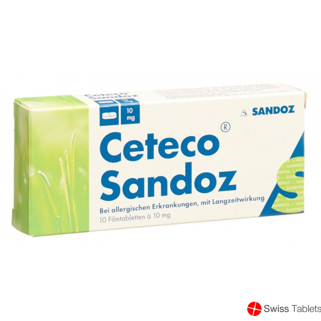 Ceteco Sandoz Filmtabletten 10mg 10 Stück buy online