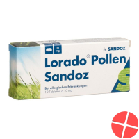 Lorado Pollen Sandoz 10 mg 10 tablets Lorado Pollen Sandoz 10 mg 10 tablets