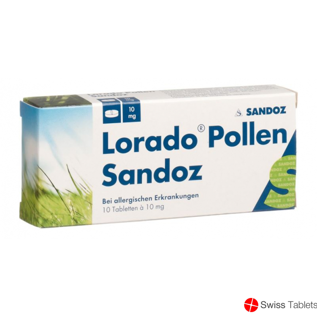 Lorado Pollen Sandoz Tabletten 10mg 10 Stück buy online
