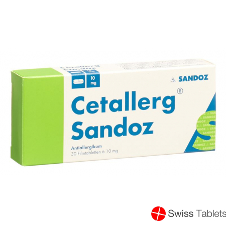 Cetallerg Sandoz Tabletten 10mg 30 Stück buy online