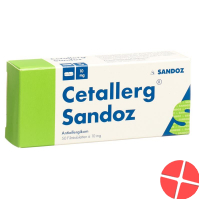 Cetallerg Sandoz Tabletten 10mg 50 Stück