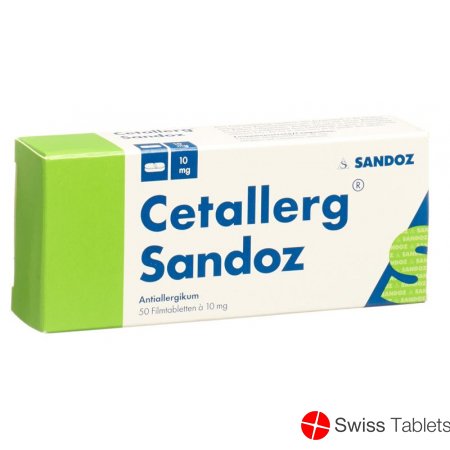 Cetallerg Sandoz Tabletten 10mg 50 Stück buy online