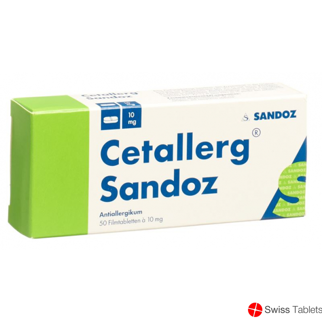 Cetallerg Sandoz Tabletten 10mg 50 Stück buy online