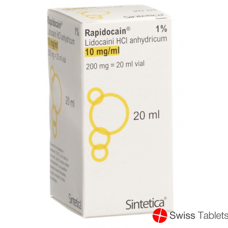 Rapidocain 1% 200mg/20ml O Kons Vial 20ml buy online
