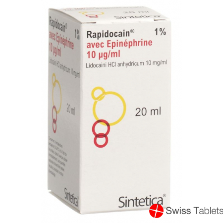 Rapidocain 1% + Epin 10mcg/ml Vial 20ml buy online Rapidocain 1% + Epin 10mcg/ml Vial 20ml buy online