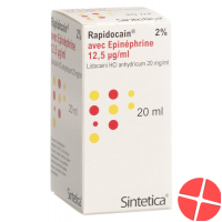 Rapidocain 2% + Epin 12.5mcg/ml Vial 20ml Rapidocain 2% + Epin 12.5mcg/ml Vial 20ml