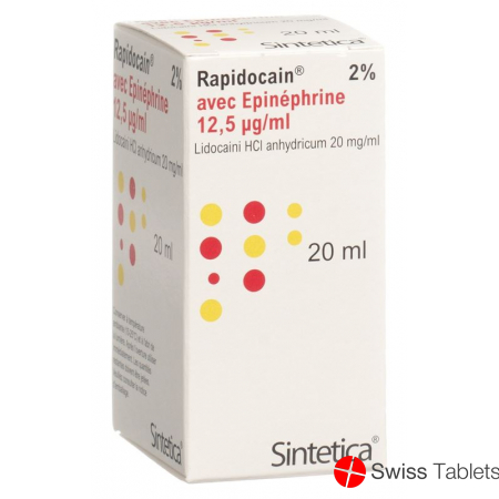Rapidocain 2% + Epin 12.5mcg/ml Vial 20ml buy online Rapidocain 2% + Epin 12.5mcg/ml Vial 20ml buy online