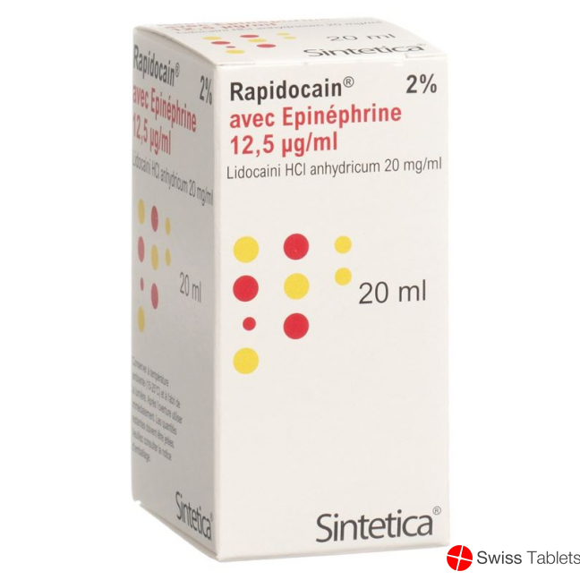 Rapidocain 2% + Epin 12.5mcg/ml Vial 20ml buy online Rapidocain 2% + Epin 12.5mcg/ml Vial 20ml buy online
