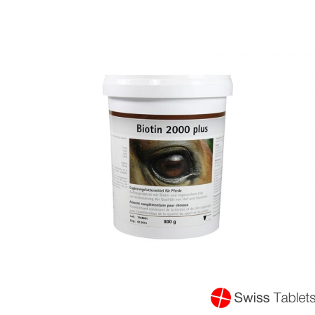 Biotin 2000 Plus Ergänzungsfutter Pferde 800g buy online