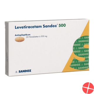 Levetiracetam Sandoz Filmtabletten 500mg 20 Stück