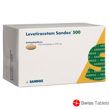 Levetiracetam Sandoz Filmtabletten 500mg 100 Stück buy online