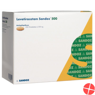 Levetiracetam Sandoz Filmtabletten 500mg 200 Stück