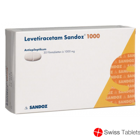 Levetiracetam Sandoz Filmtabletten 1000mg 30 Stück buy online