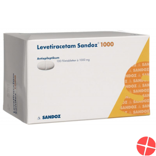 Levetiracetam Sandoz Filmtabletten 1000mg 100 Stück