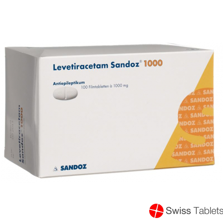 Levetiracetam Sandoz Filmtabletten 1000mg 100 Stück buy online