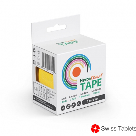 Herbachaud Tape 5cmx5m Yellow buy online