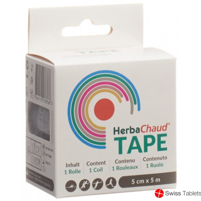 Herbachaud Tape 5cmx5m Black buy online