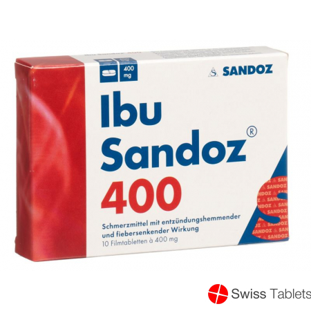Ibu Sandoz Filmtabletten 400mg 10 Stück buy online