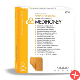 Medihoney Medical Apin Dress 10x10cm Ant St 5 Stück