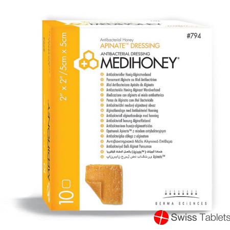 Medihoney Medical Apin Dress 10x10cm Ant St 5 Stück buy online