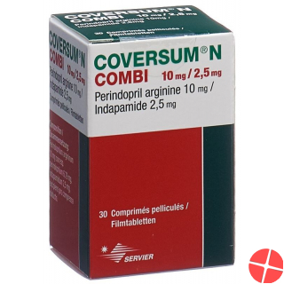 Coversum N Combi Filmtabletten 10/2.5mg 30 Stück