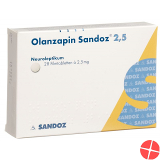 Olanzapin Sandoz Filmtabletten 2.5mg 28 Stück
