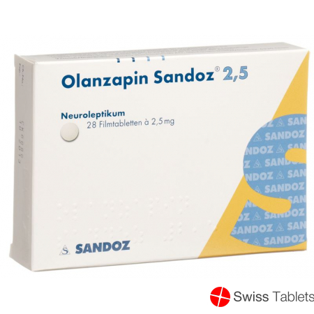 Olanzapin Sandoz Filmtabletten 2.5mg 28 Stück buy online