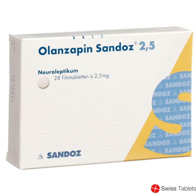 Olanzapin Sandoz Filmtabletten 2.5mg 28 Stück buy online