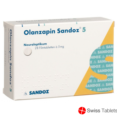 Olanzapin Sandoz Filmtabletten 5mg 28 Stück buy online