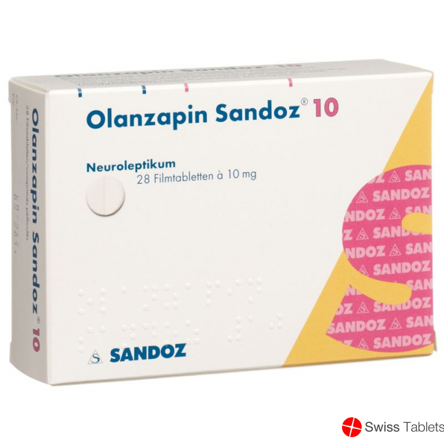 Olanzapin Sandoz Filmtabletten 10mg 28 Stück buy online