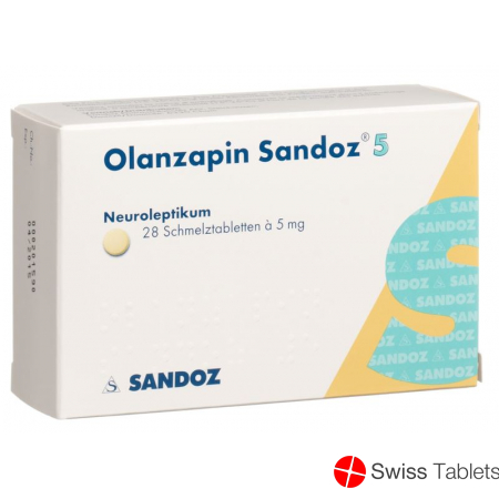 Olanzapin Sandoz Schmelztabletten 5mg 28 Stück buy online