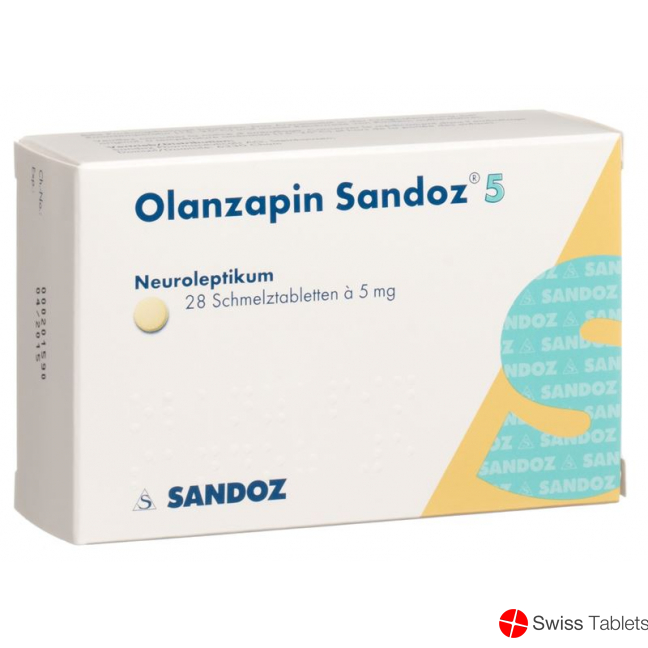 Olanzapin Sandoz Schmelztabletten 5mg 28 Stück buy online