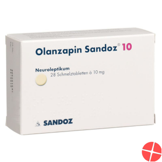 Olanzapin Sandoz Schmelztabletten 10mg 28 Stück