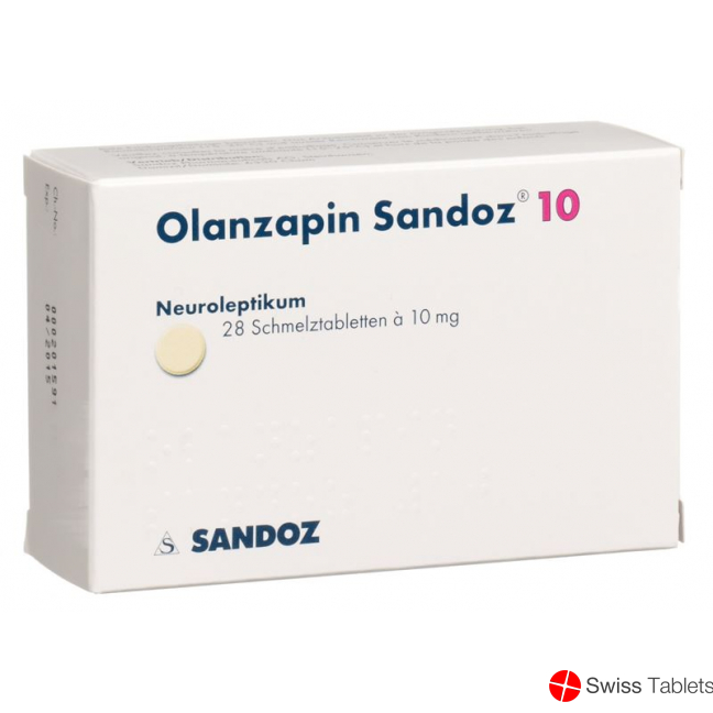 Olanzapin Sandoz Schmelztabletten 10mg 28 Stück buy online