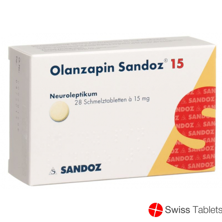 Olanzapin Sandoz Schmelztabletten 15mg 28 Stück buy online