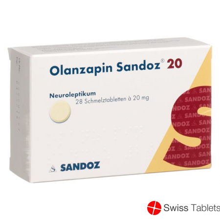 Olanzapin Sandoz Schmelztabletten 20mg 28 Stück buy online