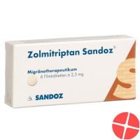 Zolmitriptan Sandoz Filmtabletten 2.5mg 6 Stück