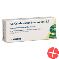 Co Candesartan Sandoz 8/12.5 mg 28 tablets