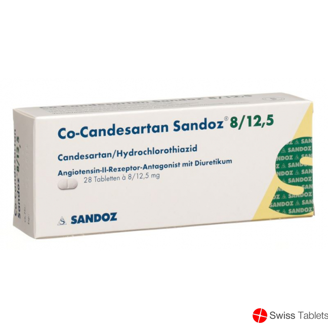 Co Candesartan Sandoz Tabletten 8/12.5mg 28 Stück buy online