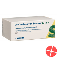 Co Candesartan Sandoz 8/12.5 mg 98 tablets