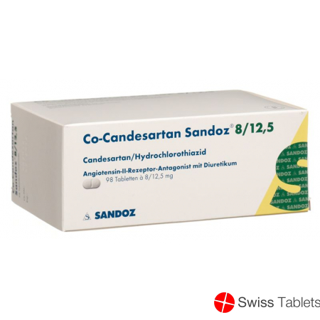Co Candesartan Sandoz Tabletten 8/12.5mg 98 Stück buy online