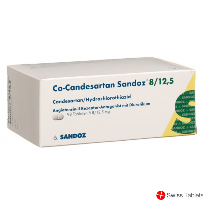 Co Candesartan Sandoz Tabletten 8/12.5mg 98 Stück buy online