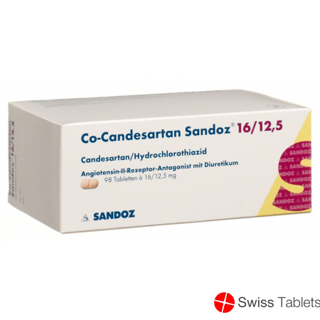 Co Candesartan Sandoz Tabletten 16/12.5mg 98 Stück buy online