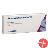 Atorvastatin Sandoz Filmtabletten 10mg 30 Stück