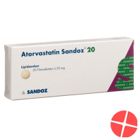 Atorvastatin Sandoz Filmtabletten 20mg 30 Stück