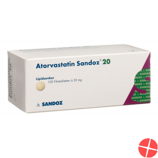 Atorvastatin Sandoz Filmtabletten 20mg 100 Stück