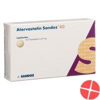 Atorvastatin Sandoz Filmtabletten 40mg 30 Stück