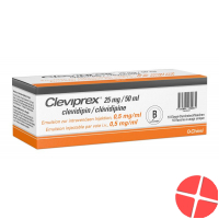 Cleviprex Injektion Emulsion 0.5mg/ml 10 Durchstechflaschen 50ml
