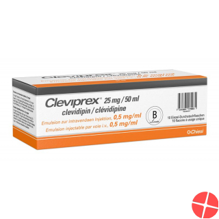 Cleviprex Injektion Emulsion 0.5mg/ml 10 Durchstechflaschen 50ml
