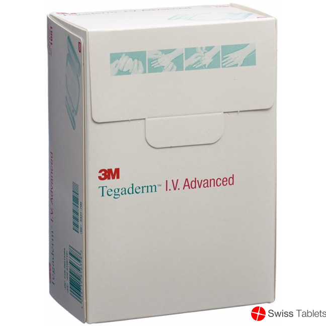 3M Tegaderm I.V. Advanced 7x8cm 100 Stück buy online